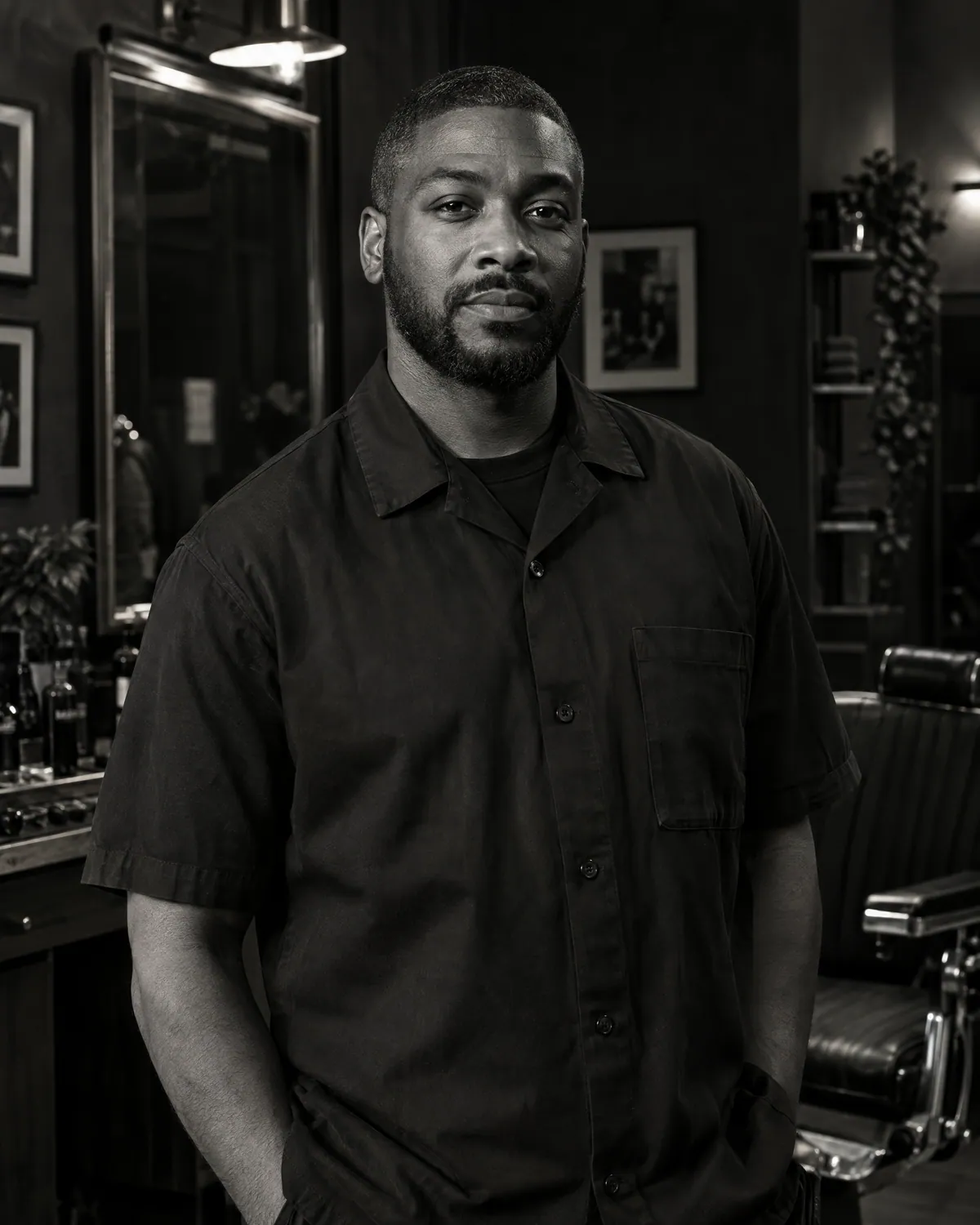 Marcus Reed, fictional senior barber